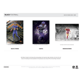 2025 Panini Black Football Hobby 12 Box Case